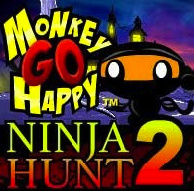 Monkey Go Happy Ninja Hunt 2